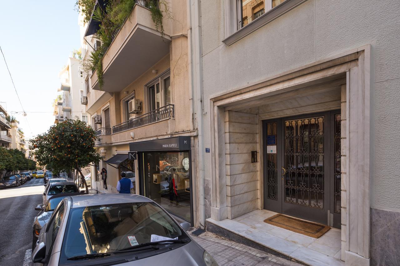 Capricorn - Luxurious Apartment In Kolonaki Atenas Exterior foto